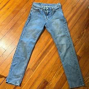 Women’s LEVI’s 511 low rise straight leg jeans sz 30x30